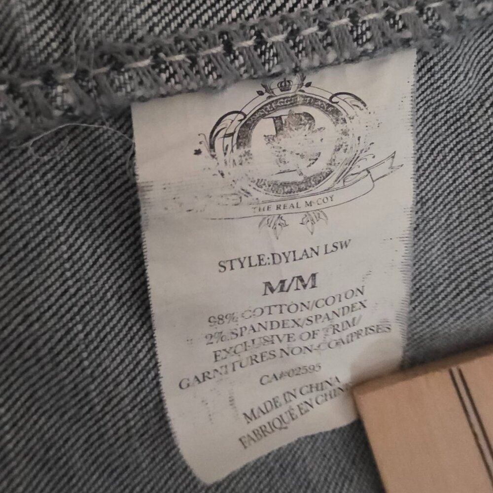 Women's Bootlegger Jeans Jacket, size Medium. - Picture 7 of 8